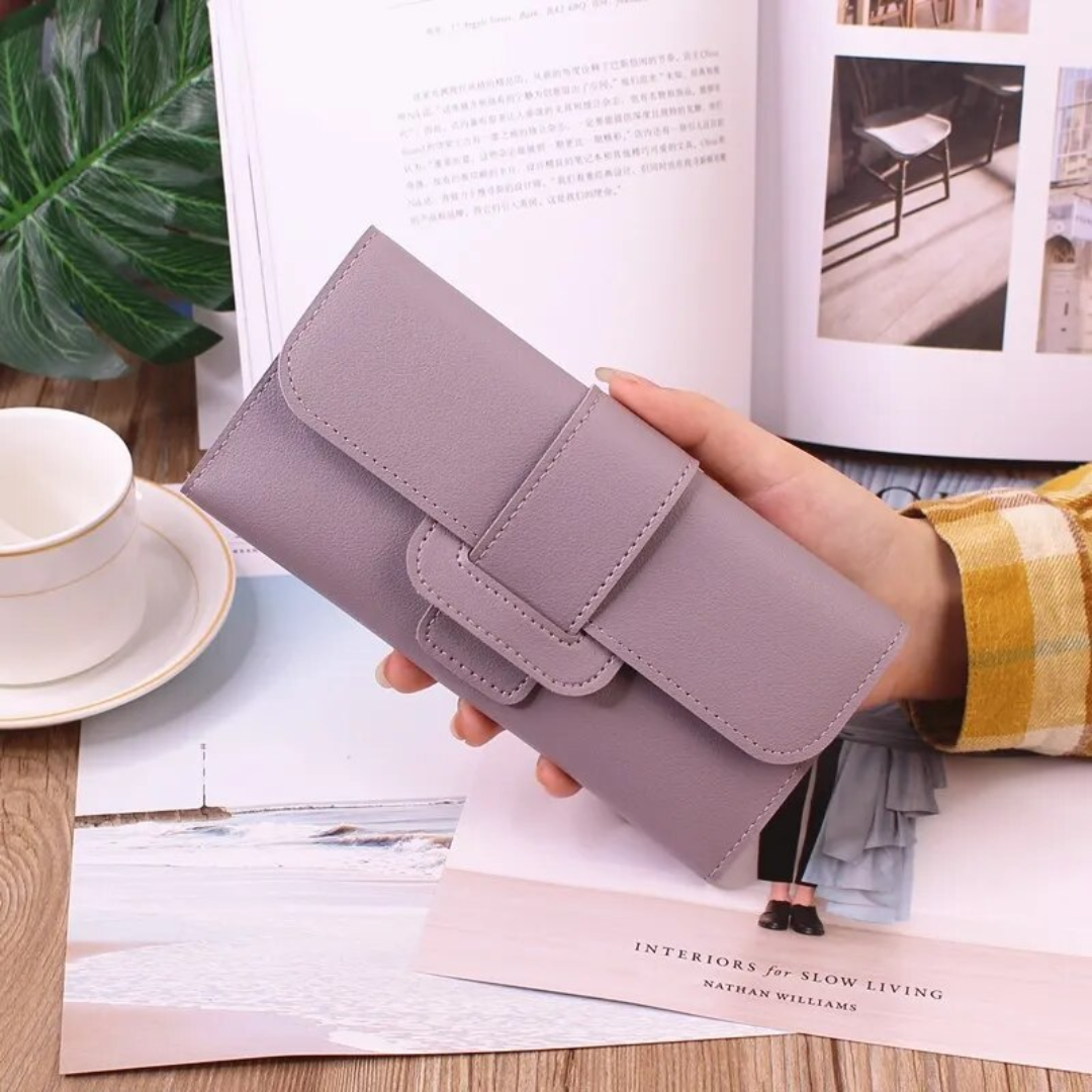 Unisex Geldbörse, minimalistisch & lang. Hochwertiges Design für Herren & Damen, praktisch für den Alltag.