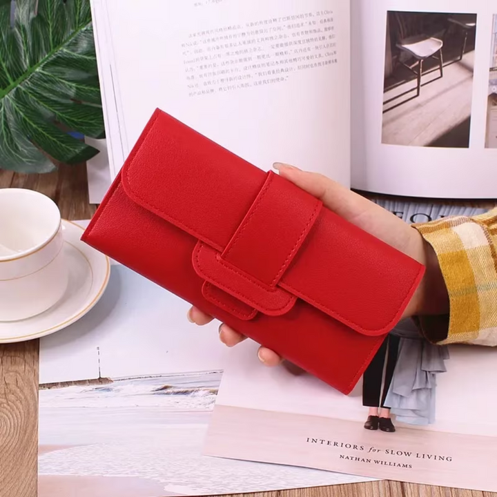 Langes, schlankes Portemonnaie für Unisex. Moderne minimalistische Geldbörse, die Komfort & Eleganz vereint.