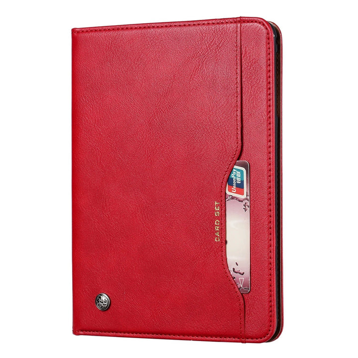 Wasserabweisendes Leder Flip Case für iPad, robuste Tablet Hülle für optimalen Schutz unterwegs.