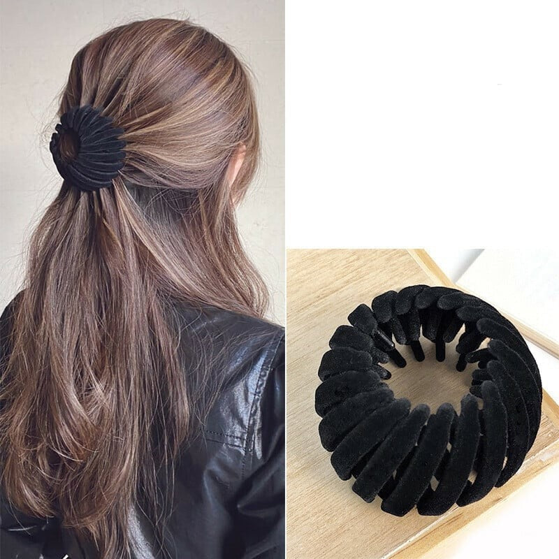 Elegantra Haar-Clip für schnellen, eleganten Dutt. Perfekt für vielseitige Alltagsfrisuren von Frauen.