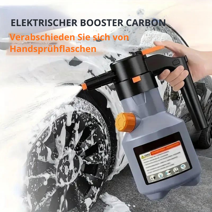 2L elektrische Schaumsprühflasche für professionelle Autowäsche und gründliche Fahrzeugreinigung.