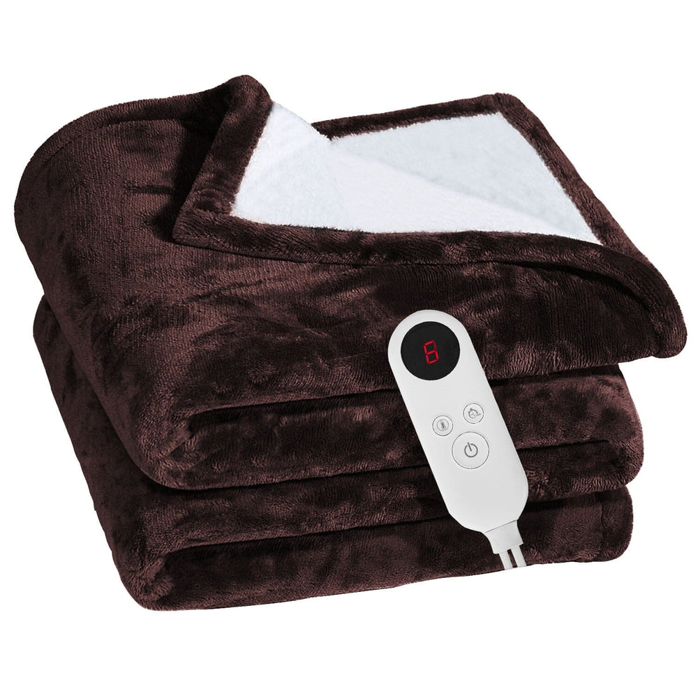 Weiche elektrische Flanell-Wärmedecke von CozyHeat für entspannende, therapeutische Wärme.