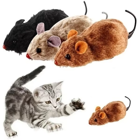 Elektrische interaktive Spielmaus für Katzen, fördert Jagdinstinkt und Bewegung.