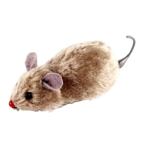 Realistische elektrische Spielmaus als Katzenspielzeug, weckt Jagdtrieb und sorgt für Bewegung.