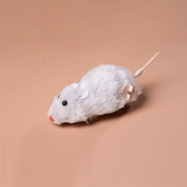 Interaktive Spielmaus mit Elektromotor für Katzen, bietet spannenden Jagdspaß und Auslastung.