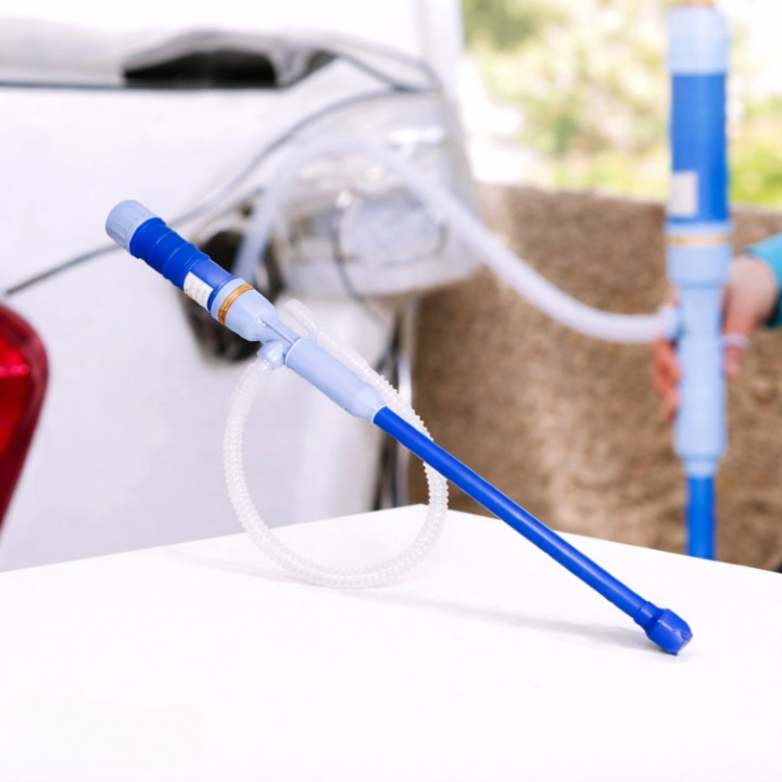 Leistungsstarke elektrische Umfüllpumpe für Kraftstoff: Benzin & Diesel, perfekt für Motorrad & Boot.