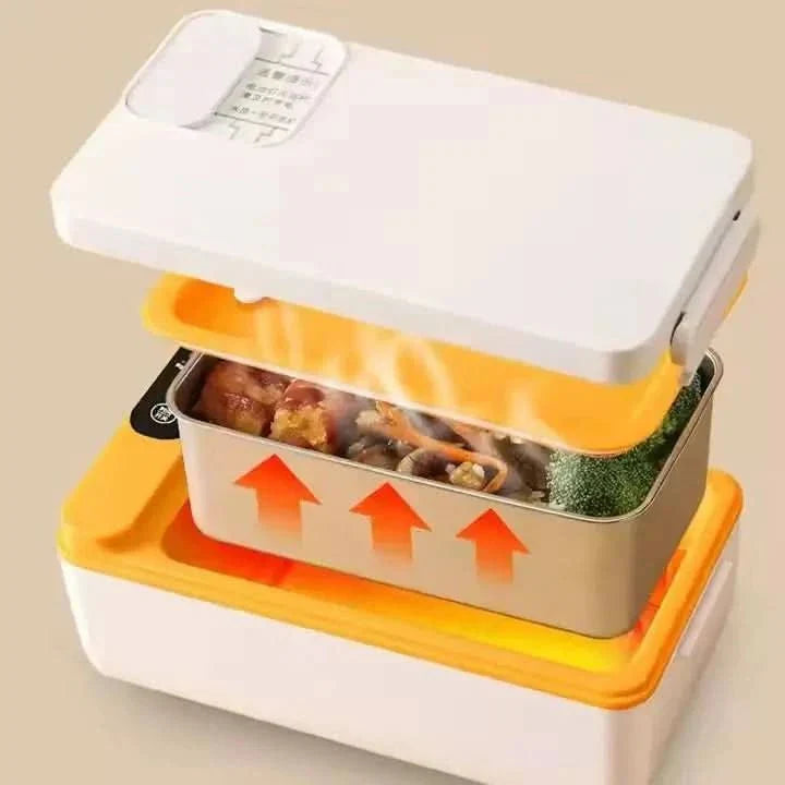Genießen Sie warme & frische Mahlzeiten mit dieser elektrischen Lunchbox, ideal für Büro & unterwegs.