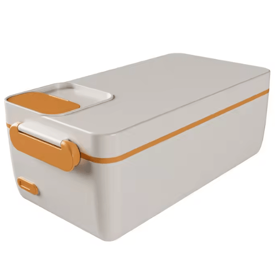 Nie wieder kalte Mahlzeiten: elektrische Warmhaltebox, akkubetrieben, für frisches Essen unterwegs & im Büro.