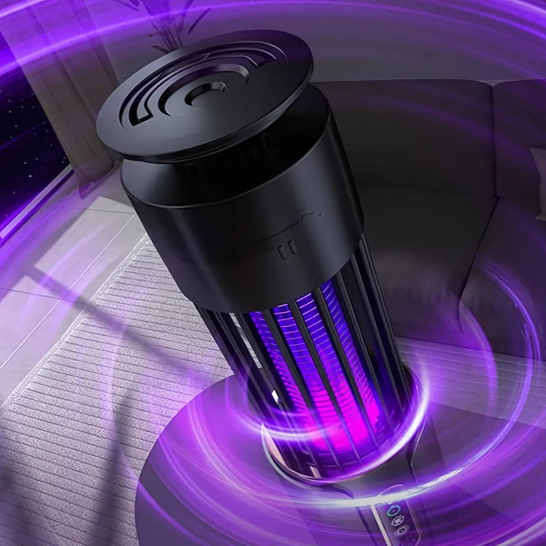Elektrische Mückenlampe, USB-aufladbar, leise Mücken- & Insektenfalle für Zuhause, chemiefrei.