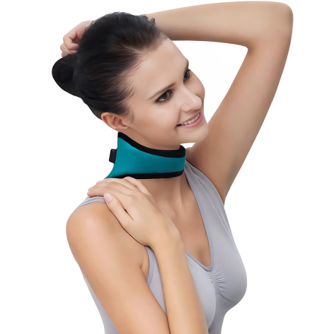 Elektrische Nackenstütze mit Wärme für Unisex, ideal zur Schmerzlinderung & Entspannung zuhause oder im Büro.