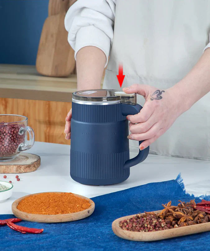 Moderne elektrische Getreidemühle für einfaches Mehlmahlen zuhause. Perfekt für Frischkorn und Backen.