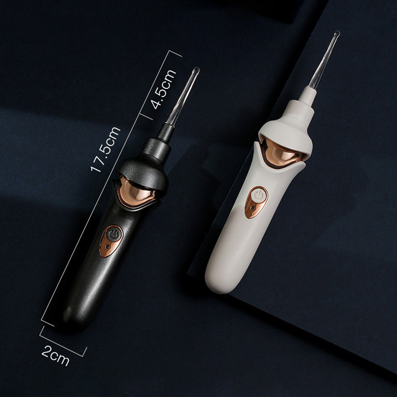 USB-aufladbarer Ohrenschmalzentferner, 5-in-1 Set für umfassende Ohrhygiene.