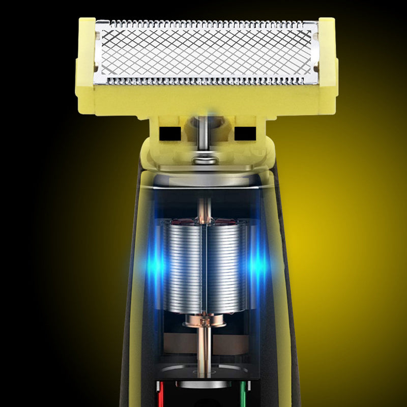 Gründlicher Ganzkörper-Elektrorasierer für Herren, ideal für Nass- & Trockenrasur und Körperpflege.