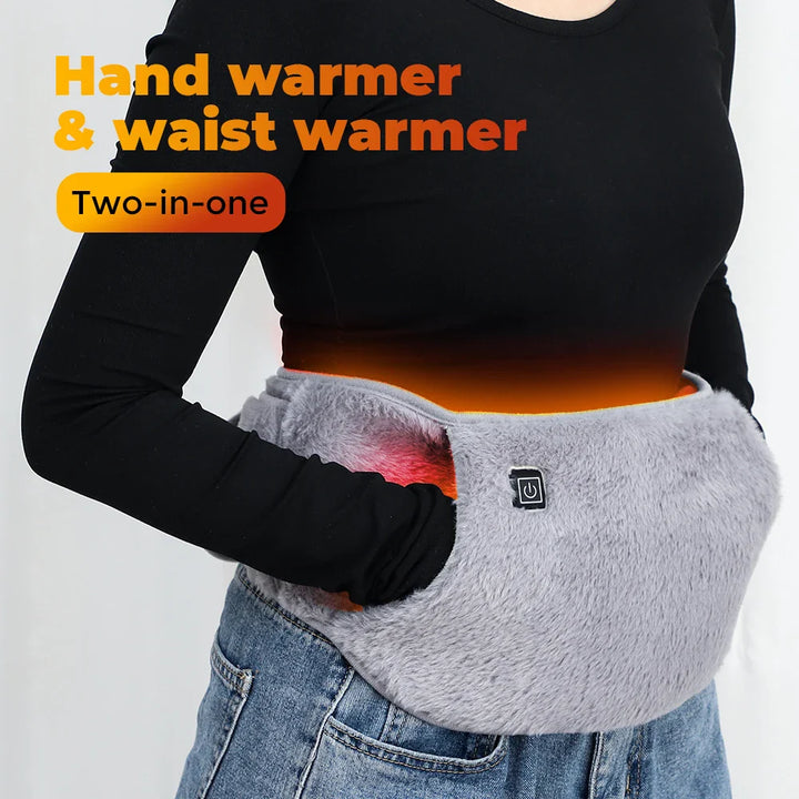 Elektrischer Graphen-Heizgürtel für Taille & Hände. Wohltuende Wärme für Entspannung und Schmerzlinderung im Winter.