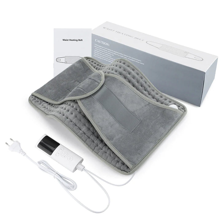 Elektrischer Wärmegurt mit 9 Wärmestufen, optimal für wohlfühlende Wärmetherapie und individuelle Schmerzlinderung.