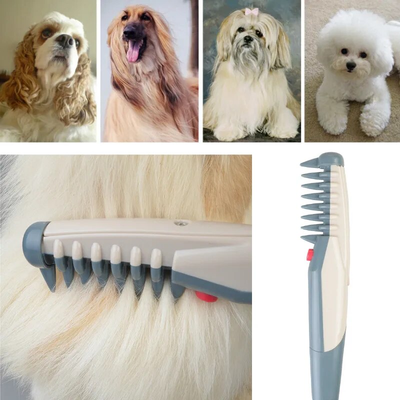 Sanfter elektrischer Trimmer für Katzen & Hunde – stressfreie Tierpflege dank leisem Hochleistungsmotor.