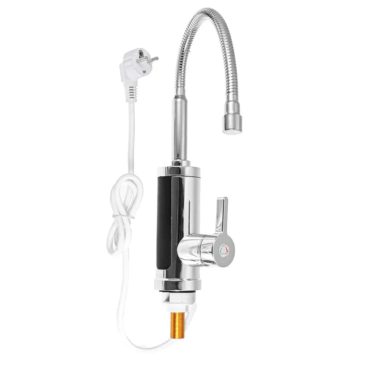 Vielseitiger elektrischer Wasserhahn für Küche und Gästetoilette, 3000W sofort warmes Wasser auf Knopfdruck.