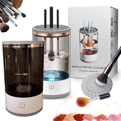 Elektrischer Make-up Pinselreiniger für schnelle, hygienische Pinselpflege und makellose Kosmetik-Hygiene.