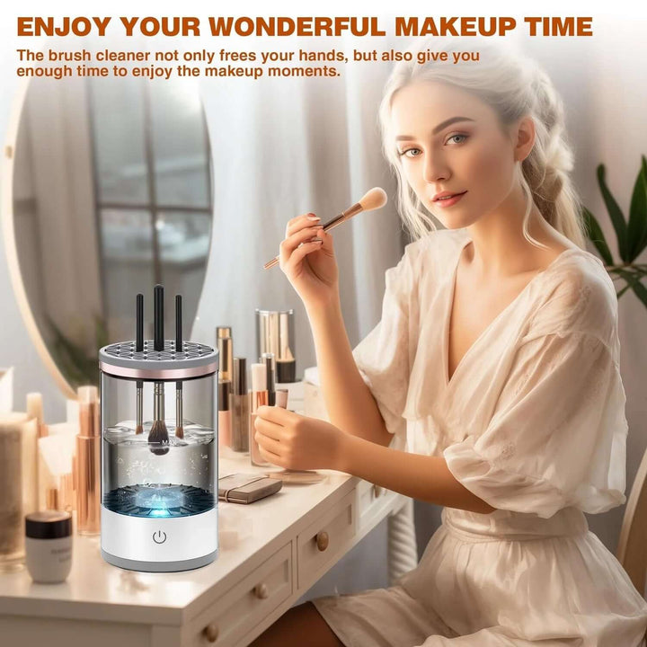 Elektrischer Pinselreiniger, das perfekte Beauty-Tool für gründliche und hygienische Make-up Pinsel.