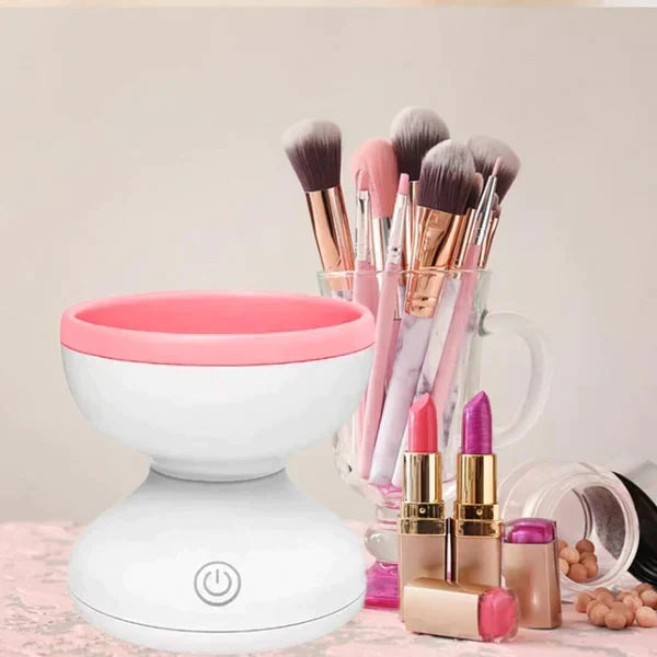 Schneller elektrischer Pinselreiniger für Make-up-Pinsel. Sorgt für saubere und hygienische Beauty-Tools.
