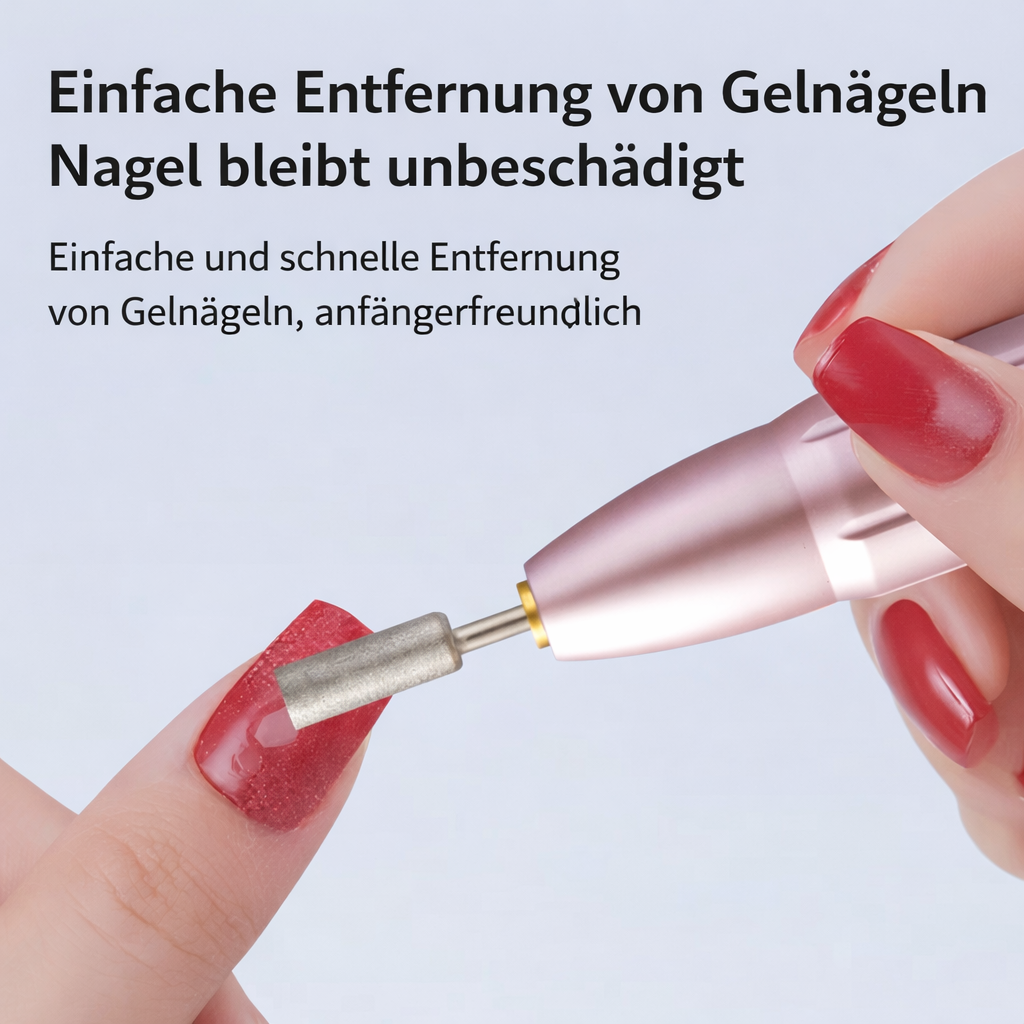 Damen Nagelfräser elektrisch für professionelle Nagelpflege, Maniküre & Pediküre zuhause.