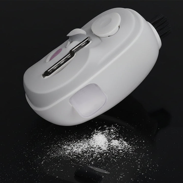 Ergonomischer elektrischer Nagelknipser, schneidet & poliert Nägel schonend und präzise.
