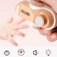 Hygienischer, sicherer elektrischer Nageltrimmer mit Auffangbehälter für saubere Nagelpflege.