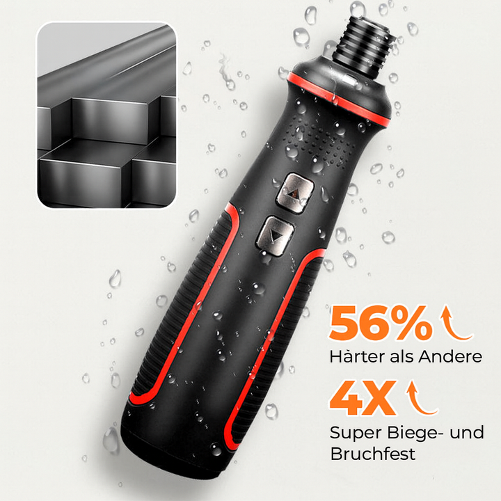 Hochwertiges Bitset für elektrischen Präzisionsschraubendreher BitMeister Pro. Perfekt für diverse Schraubarbeiten.