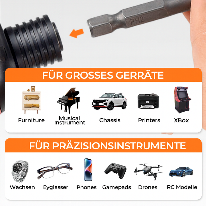 Ergonomischer BitMeister Pro Akkuschrauber im Einsatz für präzise Montagearbeiten. Effizientes Elektrowerkzeug.