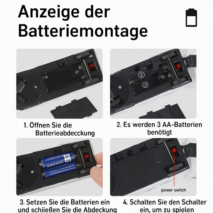 Schneller elektrischer Spielzeugzug, bringt rasante Abenteuer ins Kinderzimmer.