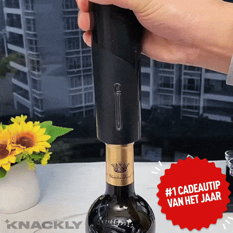 Luxuriöser elektrischer Weinöffner für Weinliebhaber. Automatischer Korkenzieher, ideales Weinzubehör & Weingeschenk.