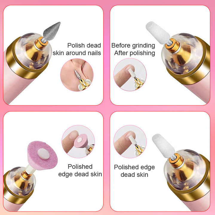 Unisex elektrisches 5-in-1 Nagelset für professionelle Nagelpflege bei Männern & Frauen, inklusive Pediküre.