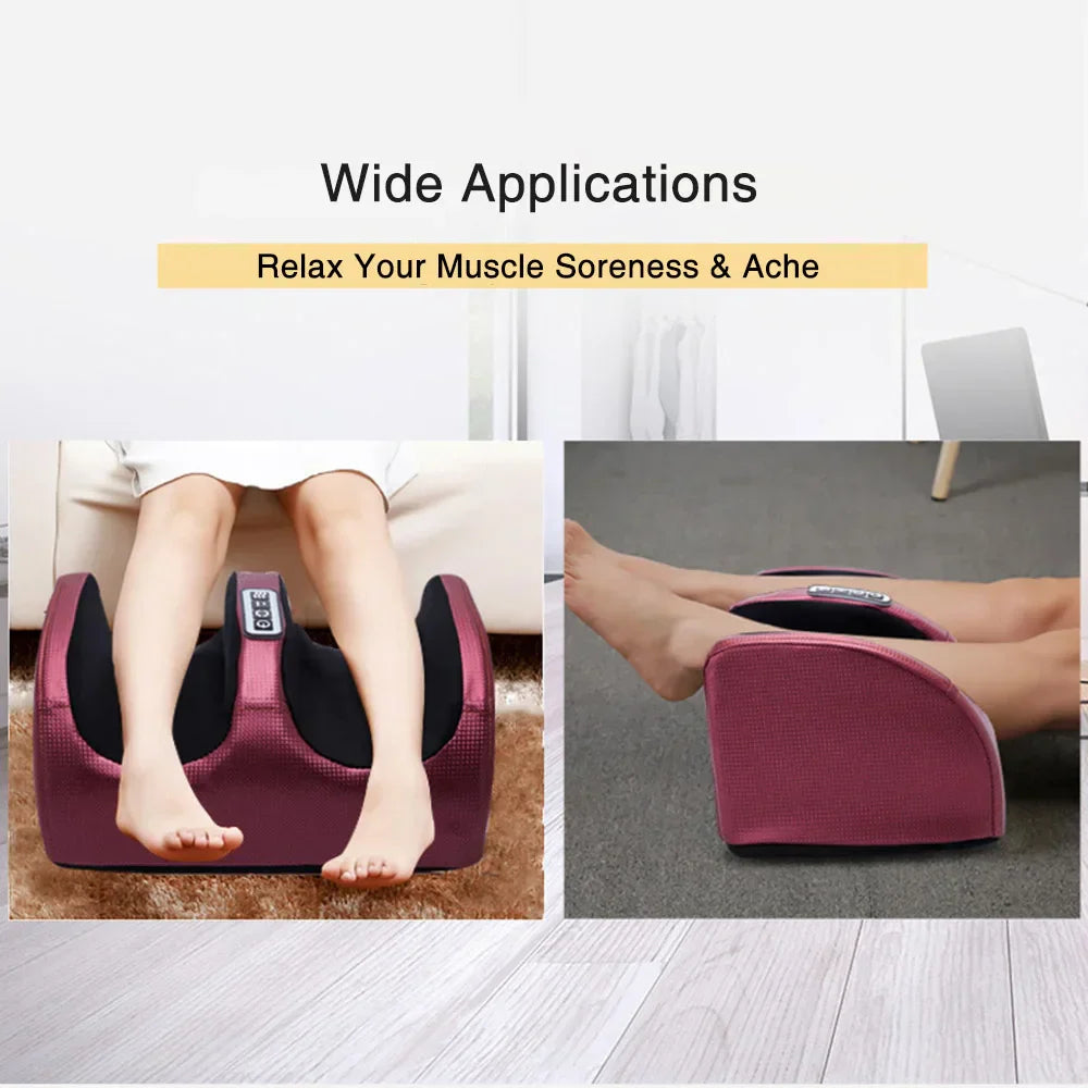Ergonomisches Fußmassagegerät mit Shiatsu- & Wärmefunktion zur Förderung gesunder Füße & Entspannung.
