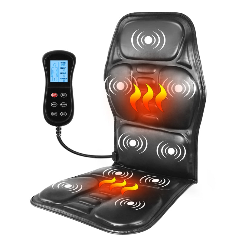 Komfortables Shiatsu-Massagekissen mit Heizfunktion für tiefe Rücken- und Nackenmassage. Ideal gegen Muskelverspannungen.