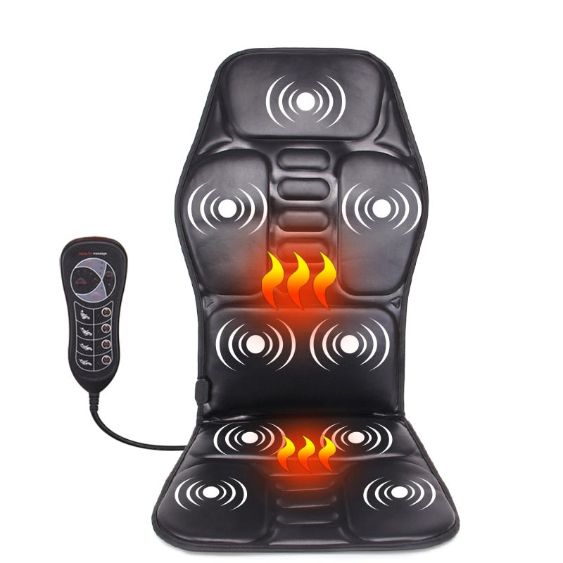 Vielseitiges Wellness-Massagekissen mit Wärme für Heimgebrauch. Entspannt effektiv Rücken, Nacken und die gesamte Muskulatur.