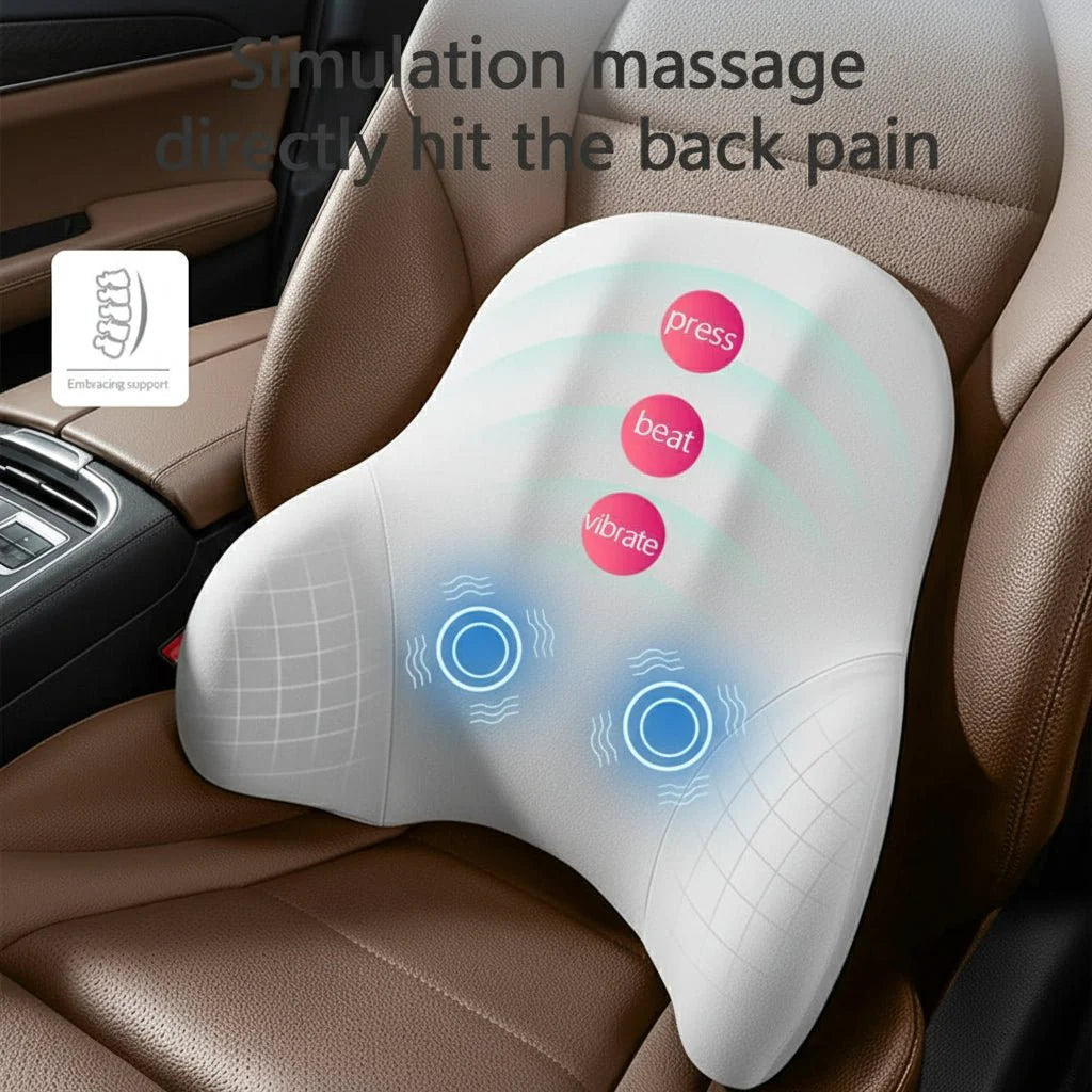 Ergonomisches Nackenkissen mit Memory Foam für Entspannung im Auto und Büro, unterstützt die Haltung.