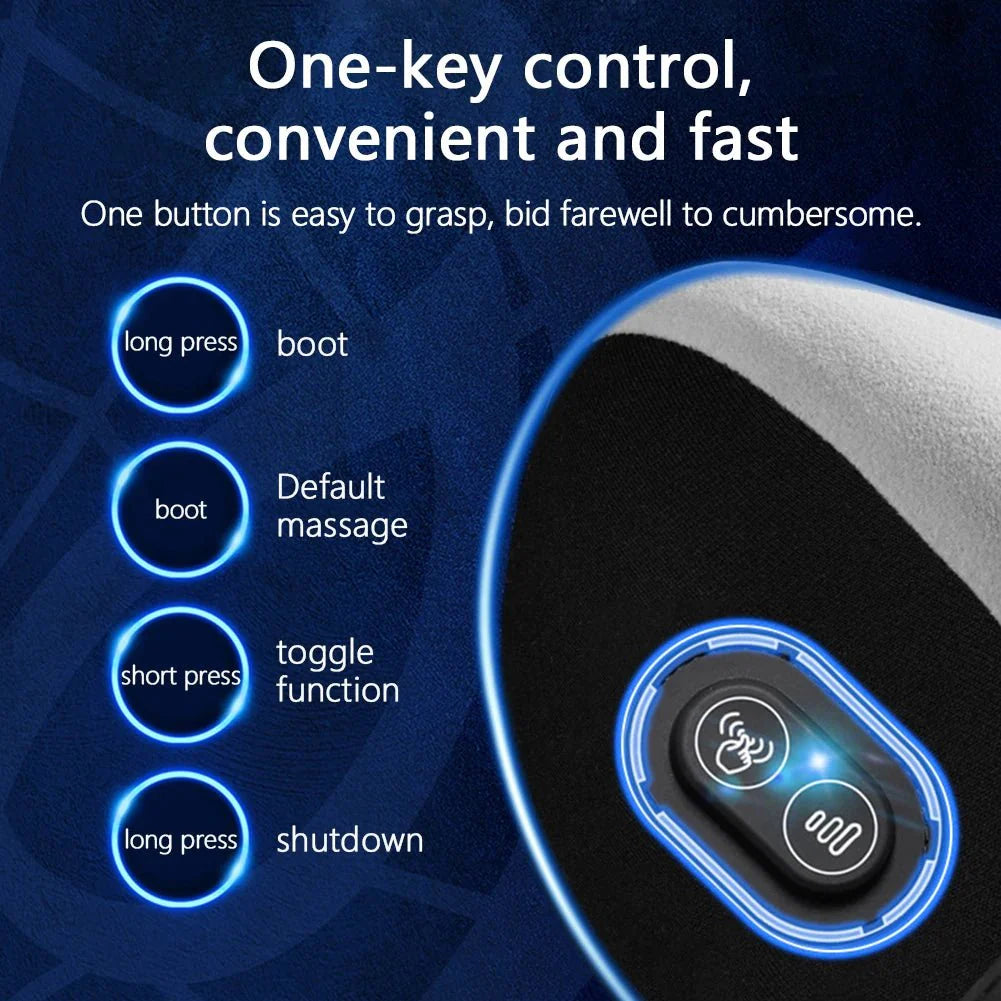 Massagekissen mit Vibrationsfunktion für Nacken und Rücken im Auto & Büro, bietet tiefe Entspannung.