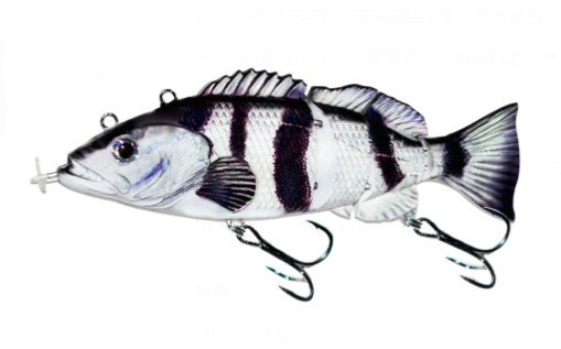 Robuster AI Raubfischköder aus strapazierfähigem Material, ideal für intensive Angelausflüge & Fischfang.