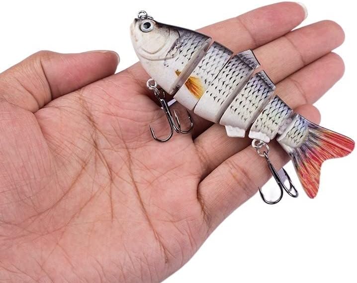 Lebensechter AI Raubfisch Angelköder im Wasser, imitiert Beutefisch, für mehr Bisse und erfolgreichen Fischfang.