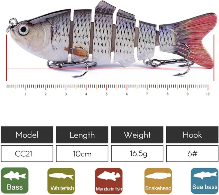 Angler präsentiert gefangenen Hecht mit dem erfolgreichen AI Raubfischköder. Smartes Angelzubehör für Bisse.