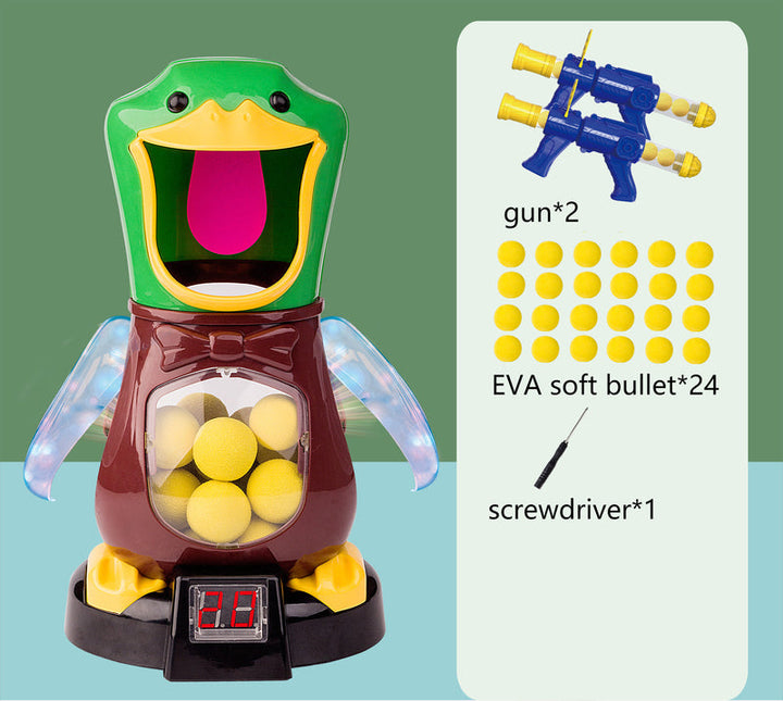 Perfektes Geschenk für Kinder: interaktives Entenschießen Zielspiel, fördert Koordination & Freude.