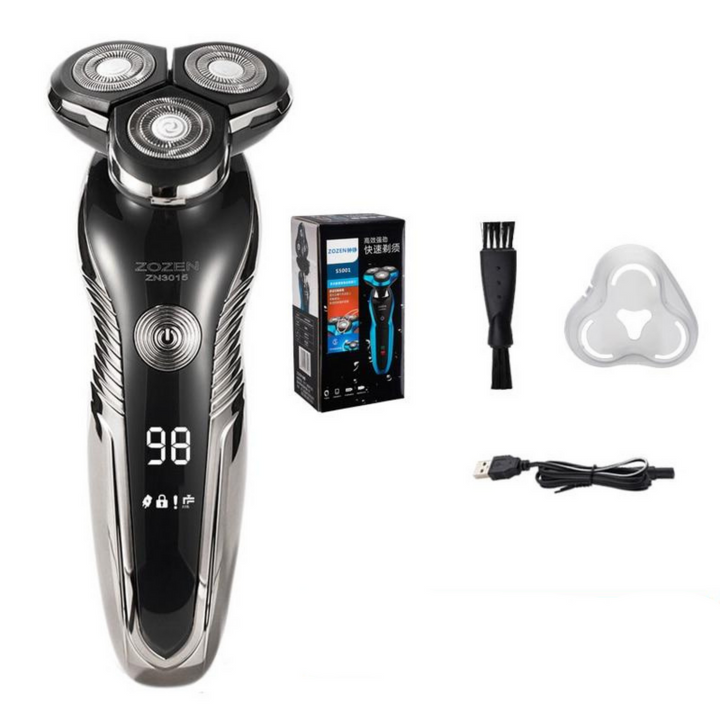 Moderner wiederaufladbarer Elektrorasierer Z-Serie für Männer, ideal für präzise Bartpflege und saubere Rasur.