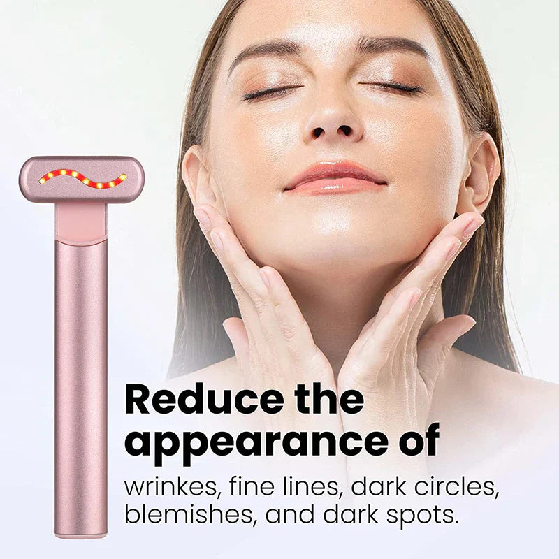 Tragbares EMS Anti-Aging Gesichtsliftinggerät für effektive Faltenreduktion und Hautpflege zuhause.