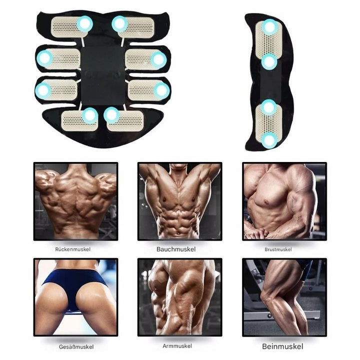 Kompakter EMS Muskeltrainer für Muskelstimulation beim Heimtraining; einfach anzuwenden für Fitness.