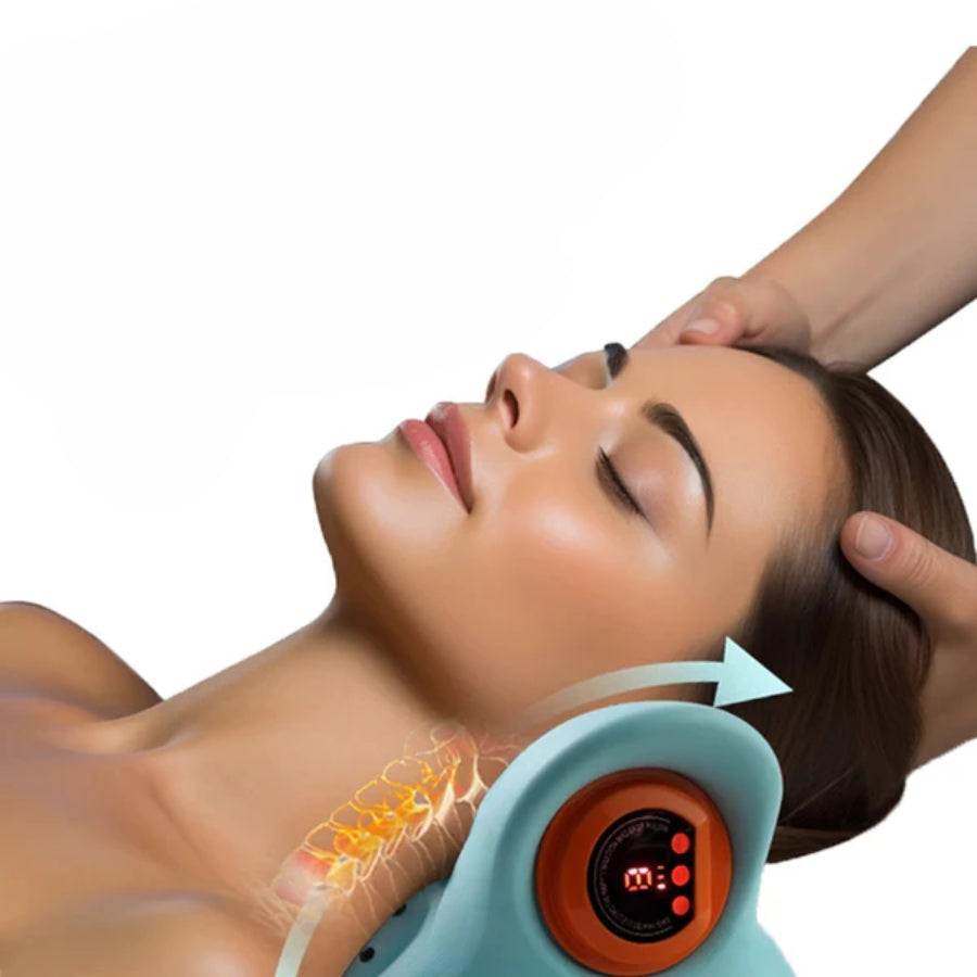EMS Nackenmassagegerät zur Tiefenentspannung. Lindert Nackenschmerzen und Verspannungen effektiv.
