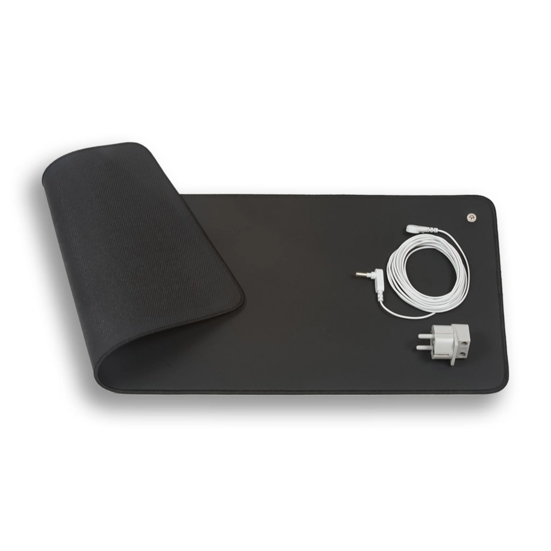 Erdungsmatte aus Carbonleder für Unisex, fördert Wohlbefinden, Entspannung und gesunden Schlaf.
