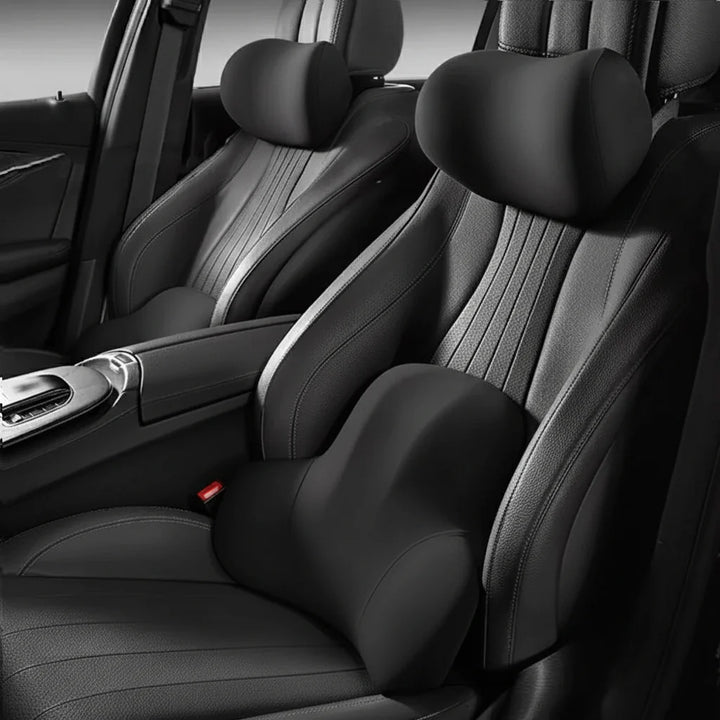 Memory Foam Lendenstütze für Auto, verbessert die Haltung & entlastet den Rücken bei langen Autofahrten.