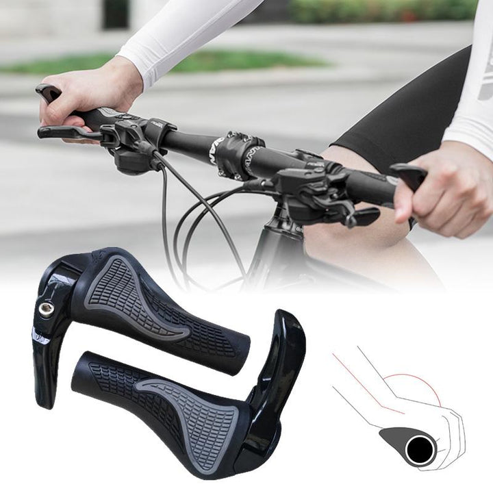 Ergonomische Fahrradgriffe aus robustem Alu & Silikon. Maximaler Komfort für lange Fahrten.