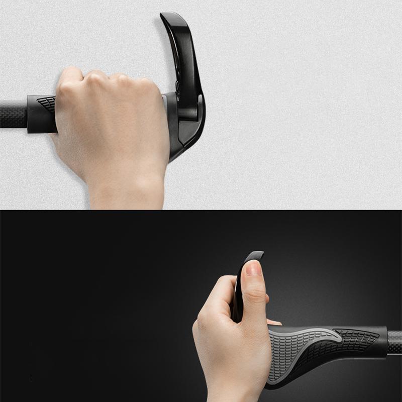 Ergonomische Anti-Rutsch-Fahrradgriffe aus Alu/Silikon für sicheren Halt. Ideal für MTB, Rennrad, E-Bike.