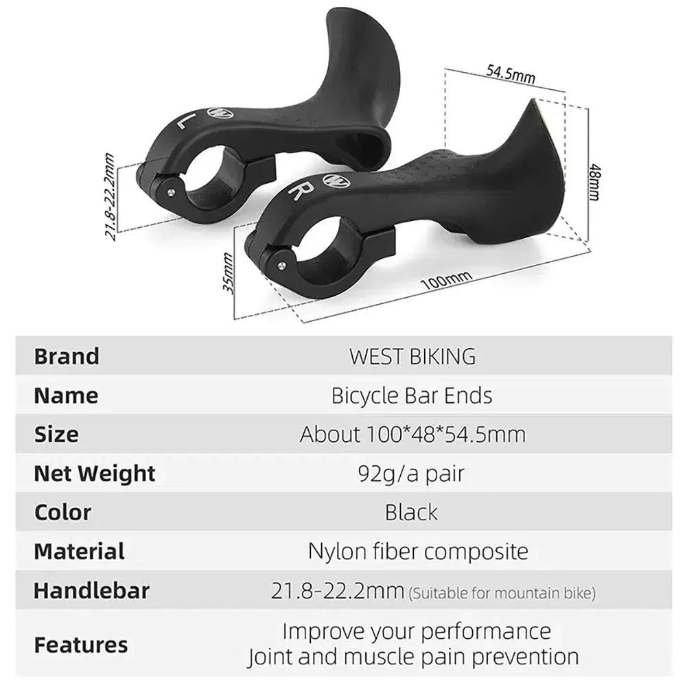 Detailaufnahme der rutschfesten Textur ergonomischer Fahrradgriffe für optimalen Grip bei jedem Wetter.